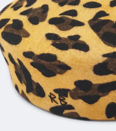 Ruslan Baginskiy Logo wool leopard-print hat | Thumbnail 2