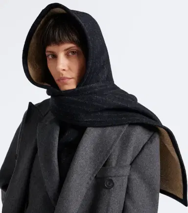 Ruslan Baginskiy Striped wool-blend hood | Thumbnail 4 Ruslan Baginskiy Striped wool-blend hood | Thumbnail 4