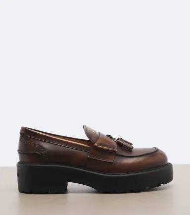 Miu Miu Leather platform loafers | Thumbnail 4
