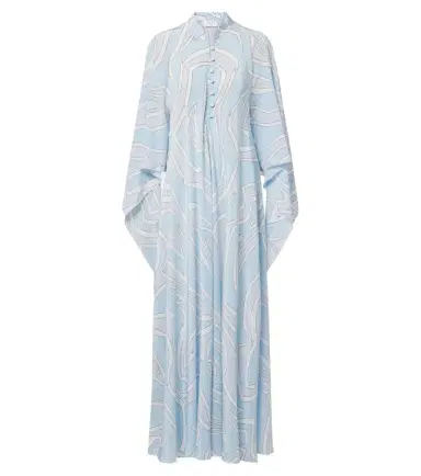 PUCCI Labirinto silk crêpe de chine kaftan | Thumbnail 1
