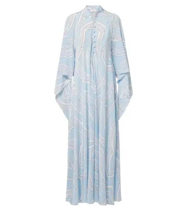 PUCCI Labirinto silk crêpe de chine kaftan