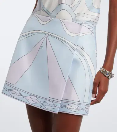 PUCCI Iride silk twill miniskirt | Thumbnail 2 PUCCI Iride silk twill miniskirt | Thumbnail 2