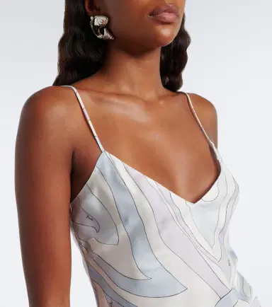 PUCCI Iride silk twill top | Thumbnail 6
