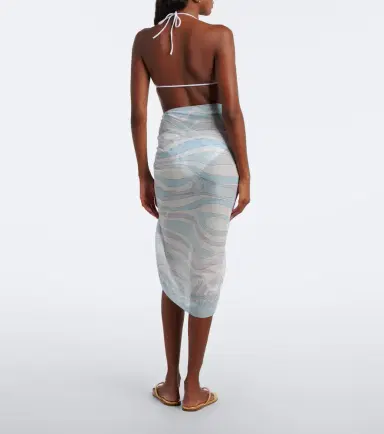 PUCCI Orchidee cotton beach cover-up | Thumbnail 4 PUCCI Orchidee cotton beach cover-up | Thumbnail 4