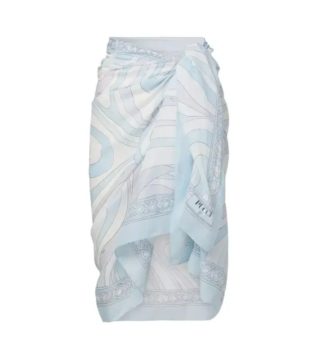 PUCCI Orchidee cotton beach cover-up