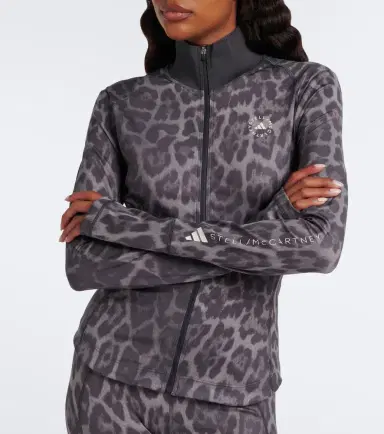 adidas by Stella McCartney TruePurpose leopard-print technical jacket | Thumbnail 3