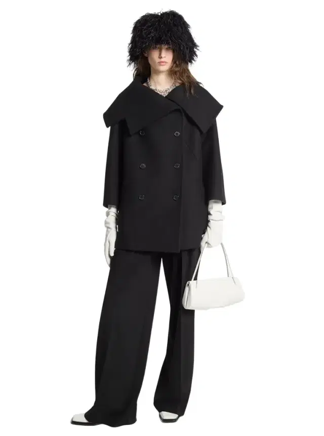 Michael Kors Collection Wool Melton Peacoat
