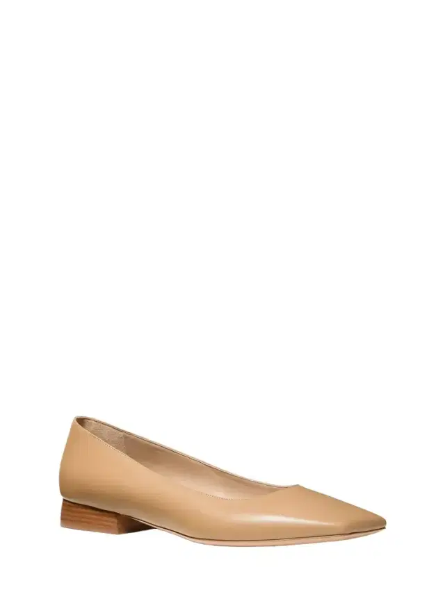 Michael Kors Collection Isabella Leather Skimmer Flat