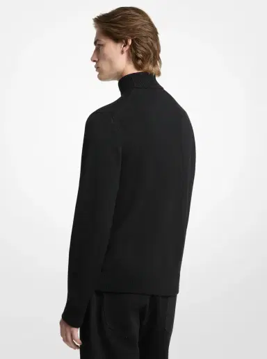 Michael Kors Collection Merino Wool Turtleneck Sweater | Thumbnail 2
