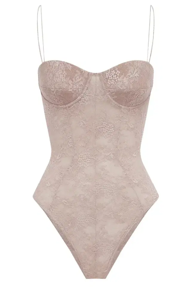 Alex Perry Cupped Lace Bodysuit