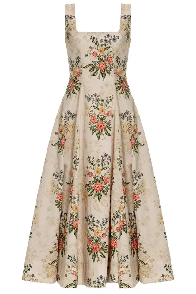 Agua by Agua Bendita Pistilo Isolda Midi Dress