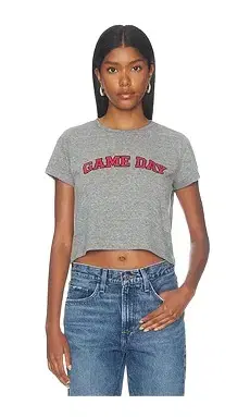 Sunny Somewhere Red Game Day Tiny Tee | Thumbnail 1 Sunny Somewhere Red Game Day Tiny Tee | Thumbnail 1