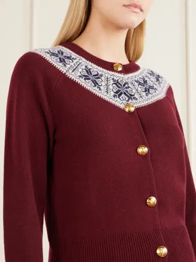 Nili Lotan Josefa Fair Isle cashmere cardigan | Thumbnail 4 Nili Lotan Josefa Fair Isle cashmere cardigan | Thumbnail 4
