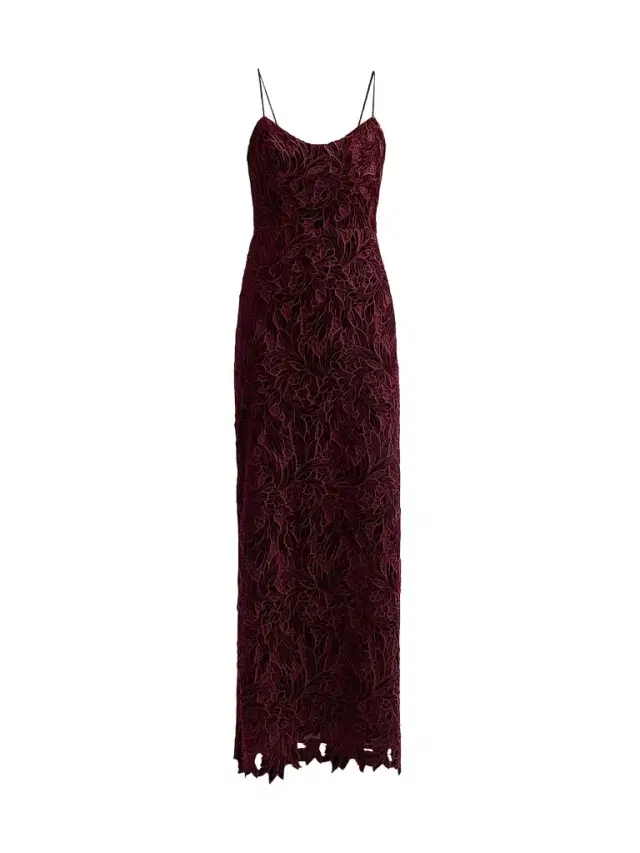 As It May Women's Charlotte Velvet Lace Gown