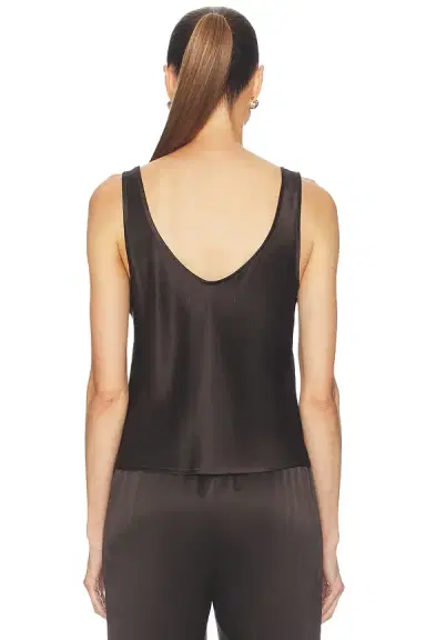 ENZA COSTA Silk Satin U Tank | Thumbnail 2 ENZA COSTA Silk Satin U Tank | Thumbnail 2