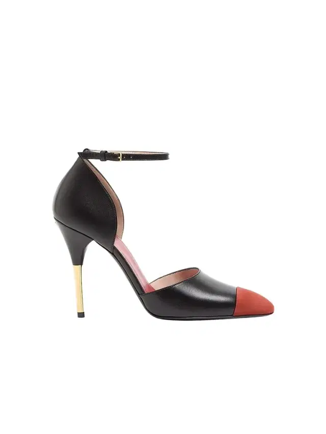 Valentino Garavani Women's D'orsay 105MM Sinead Pumps in Goatskin and Suede - Black Rust - Size 12