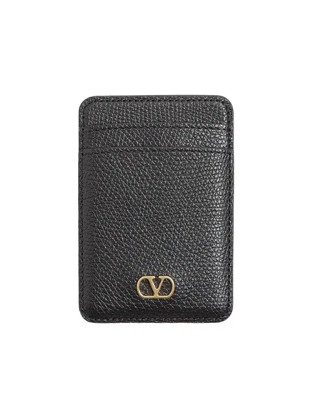 Valentino Garavani Women's Magnetic Cardholder in Grainy Calfskin