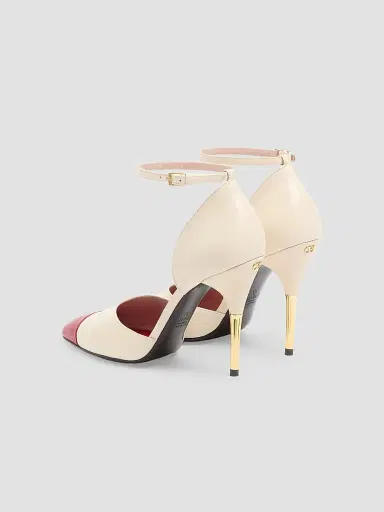 Valentino Garavani Women's Sinead Kidskin 105MM Pumps - Butter Red - Size 8 | Thumbnail 3