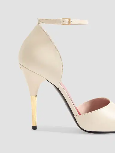 Valentino Garavani Women's Sinead Kidskin 105MM Pumps - Butter Red - Size 8 | Thumbnail 6