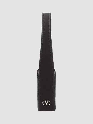 Valentino Garavani Women's Minaumorphe Minaudière Clutch in Metal with Swarovski Crystals - Palladium Black | Thumbnail 4