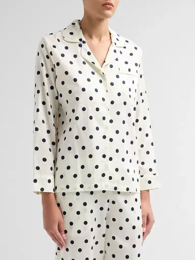 Papinelle Women's Polka Dot Cotton Sateen Pajamas | Thumbnail 4 Papinelle Women's Polka Dot Cotton Sateen Pajamas | Thumbnail 4
