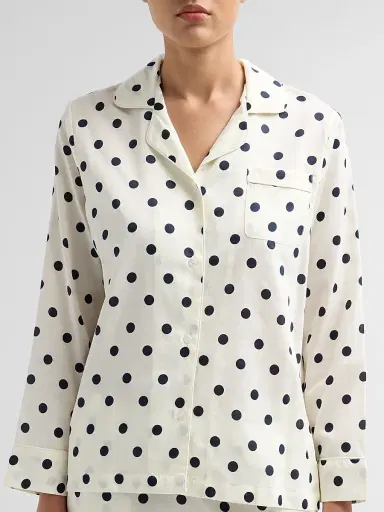 Papinelle Women's Polka Dot Cotton Sateen Pajamas | Thumbnail 5 Papinelle Women's Polka Dot Cotton Sateen Pajamas | Thumbnail 5