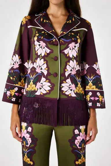 Borgo de Nor Calliope Fringe Jacket | Thumbnail 2