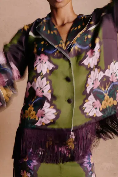 Borgo de Nor Calliope Fringe Jacket | Thumbnail 4