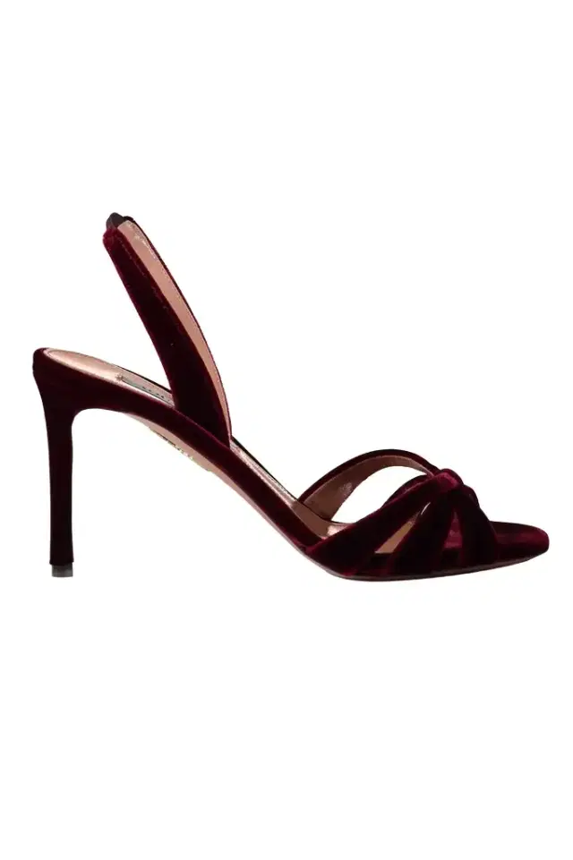 Aquazzura Tati Wedge Sandal 85 - Merlot