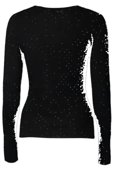 Michael Kors Collection Long Sleeve Crystal Embellished Pullover | Thumbnail 2 Michael Kors Collection Long Sleeve Crystal Embellished Pullover | Thumbnail 2