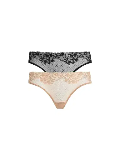 Commando Women's 2-Pack Lace-Trim Thong Set | Thumbnail 1 Commando Women's 2-Pack Lace-Trim Thong Set | Thumbnail 1