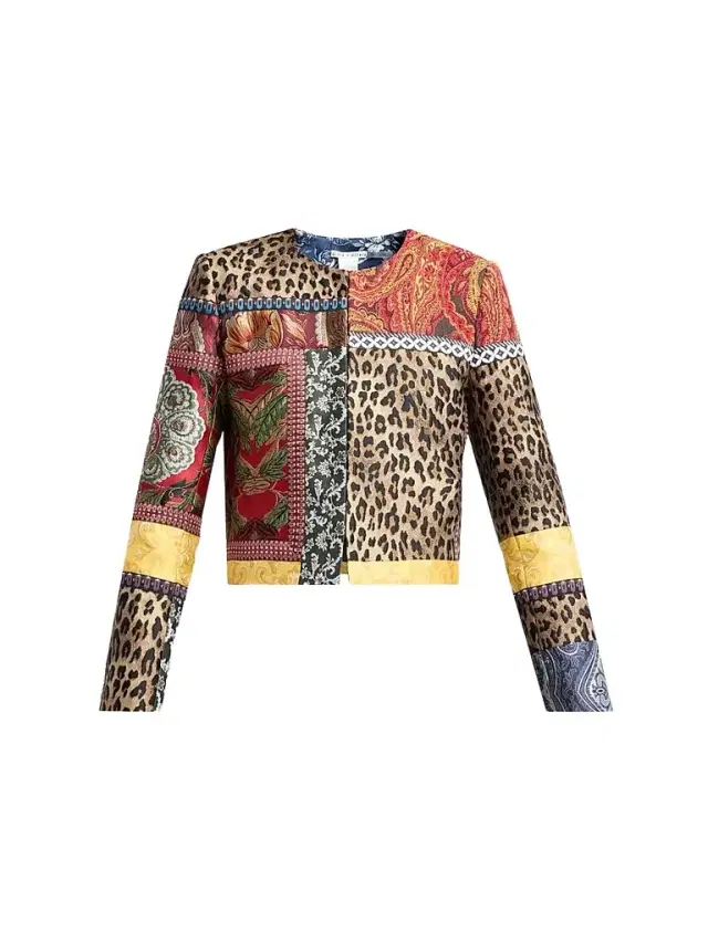 Alice + Olivia Women's Kidman Patchwork Jacket