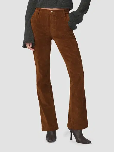 Joe's Jeans Women's Inez Faux-Suede Trousers - Chestnut - Size 30 | Thumbnail 4 Joe's Jeans Women's Inez Faux-Suede Trousers - Chestnut - Size 30 | Thumbnail 4