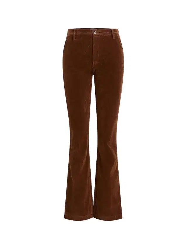 Joe's Jeans Women's Inez Faux-Suede Trousers - Chestnut - Size 30