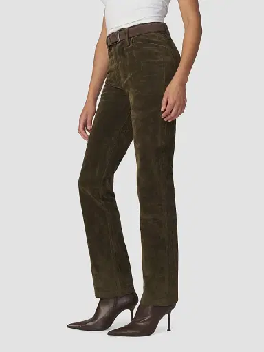 Joe's Jeans Women's Margot Faux-SuedeSlim Pants - Olive - Size 32 | Thumbnail 5 Joe's Jeans Women's Margot Faux-SuedeSlim Pants - Olive - Size 32 | Thumbnail 5