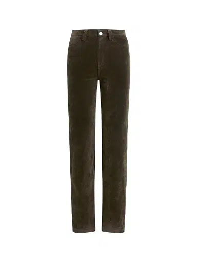 Joe's Jeans Women's Margot Faux-SuedeSlim Pants - Olive - Size 32 | Thumbnail 1 Joe's Jeans Women's Margot Faux-SuedeSlim Pants - Olive - Size 32 | Thumbnail 1