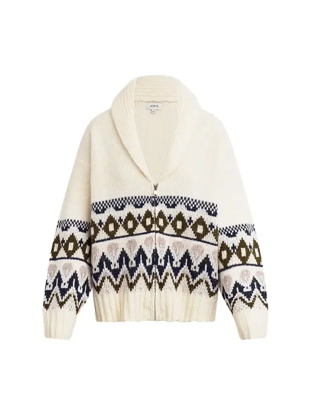 Joe's Jeans Women's The Inga Fair Isle-Style Cardigan - Ecru Multi Fair - Size XS