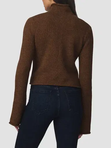 Joe's Jeans Women's Jane Roll-Neck Bell-Sleeve Sweater - Cinnamon - Size XS | Thumbnail 3 Joe's Jeans Women's Jane Roll-Neck Bell-Sleeve Sweater - Cinnamon - Size XS | Thumbnail 3
