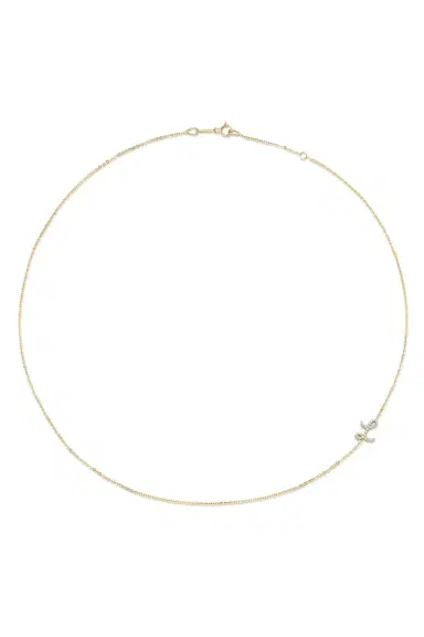 Anita Ko Diamond Double Sided Initial Necklace | Thumbnail 7