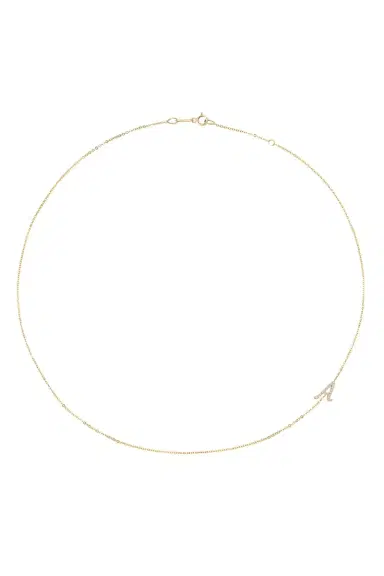 Anita Ko Diamond Double Sided Initial Necklace | Thumbnail 1