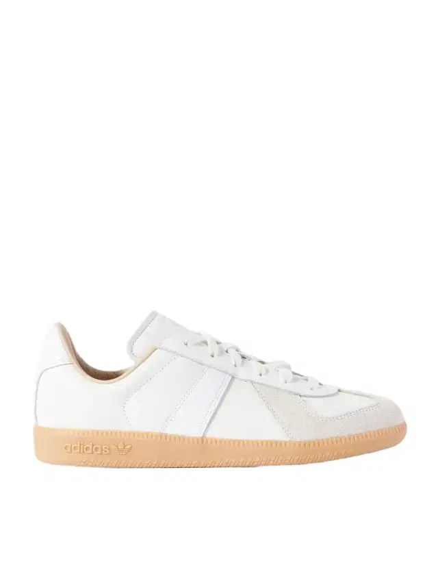 adidas Originals BW Army Lux Suede-Trimmed Cracked-Leather Sneakers