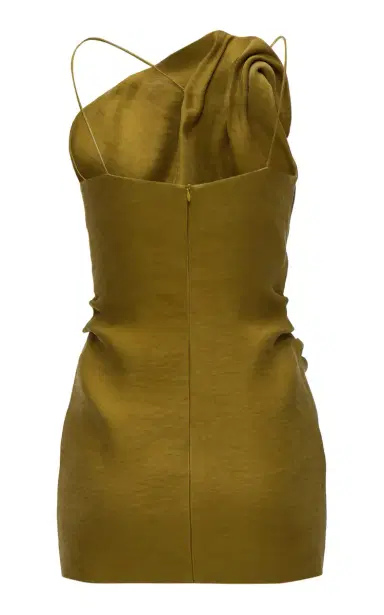 Magda Butrym Rosette-Detailed Silk Mini Dress | Thumbnail 5 Magda Butrym Rosette-Detailed Silk Mini Dress | Thumbnail 5