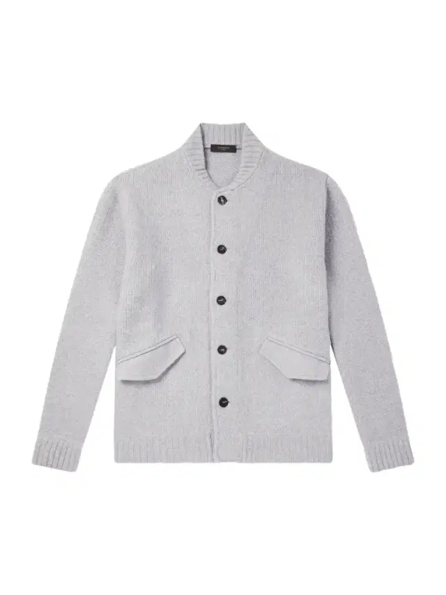 Slowear Wool and Cashmere-Blend Knitted Bomber Jacket