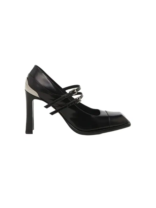 Alexander McQueen Women's Niko 95MM Mary Jane Leather Pumps - Black - Size 11