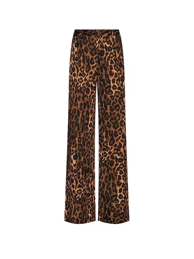L'Agence Women's Livvy Leopard-Print Pants