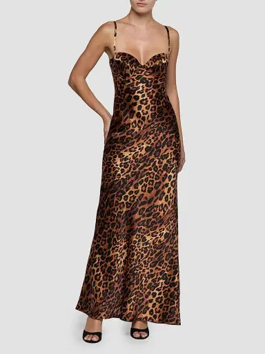 L'Agence Women's Sayla Bias Cut Maxi Dress | Thumbnail 2