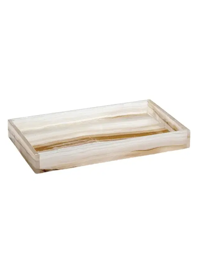 Labrazel Ambarino Onyx Tray - Ivory