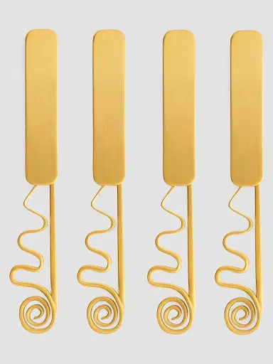 L'Objet Spirale 4-Piece 24K-Gold-Plated Spreader Set | Thumbnail 3 L'Objet Spirale 4-Piece 24K-Gold-Plated Spreader Set | Thumbnail 3