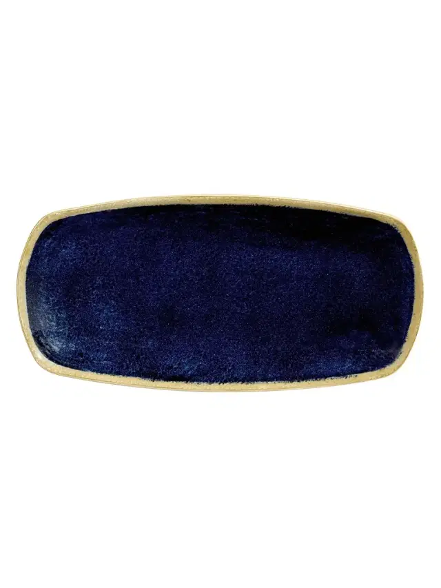 L'Objet Zen Medium Forest 24K Gold & Porcelain Tray