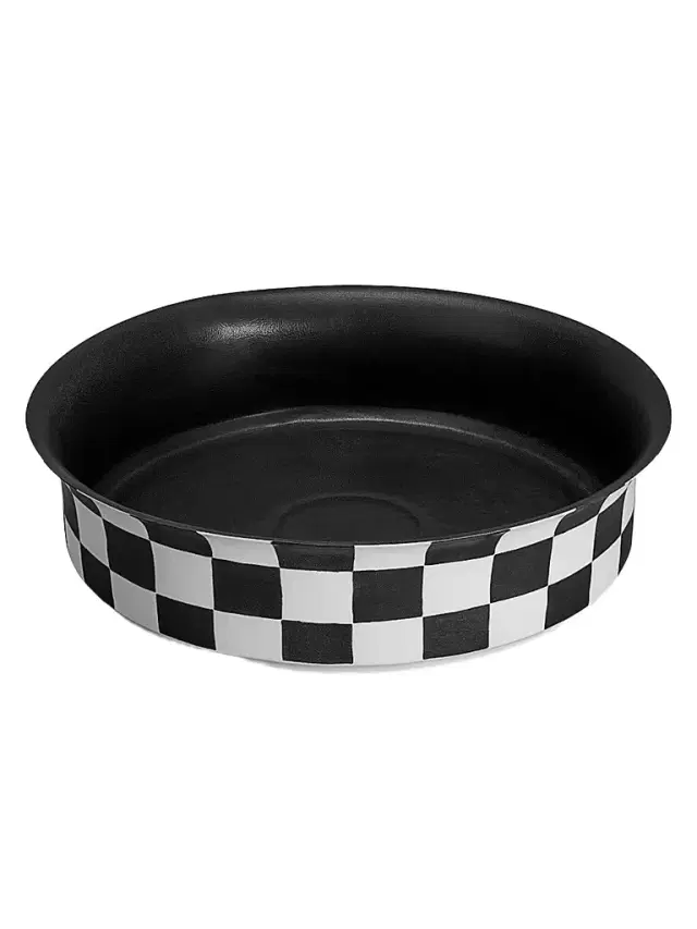 L'Objet Atelier Damier Check Bowl